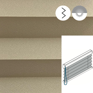 Crepe-kankainen vekkikaihdin ketjukäyttöisenä - Kaihdin Sampo